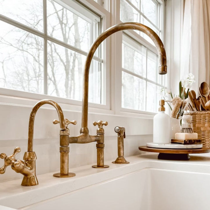 Brass Kitchen Faucets | Handmade Moroccan Faucets