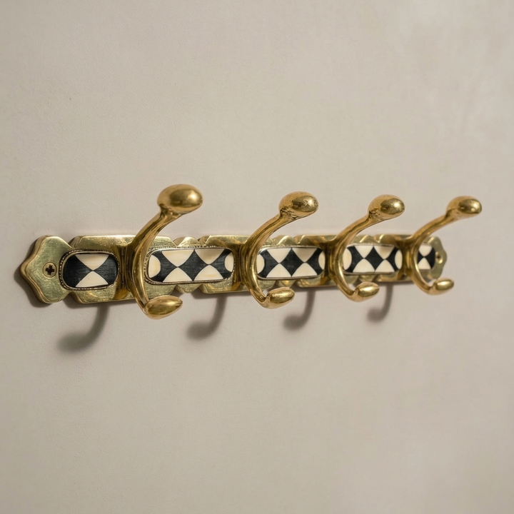 Handmade Towel Hooks | Brass & Moroccan Wall Hooks