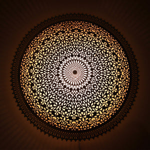 The Art of Making Moroccan Brass lamps by Hand