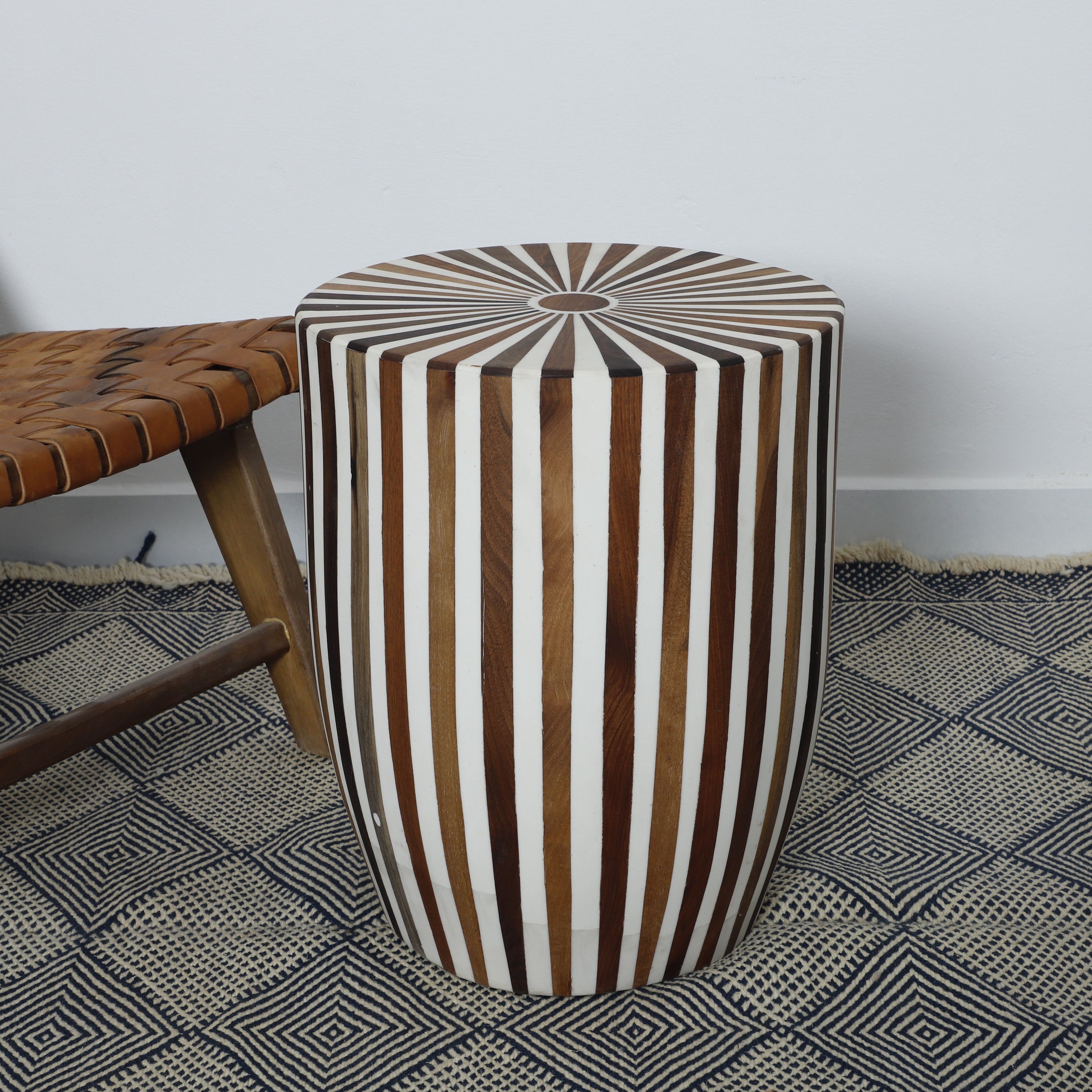 Modern side table with sleek design