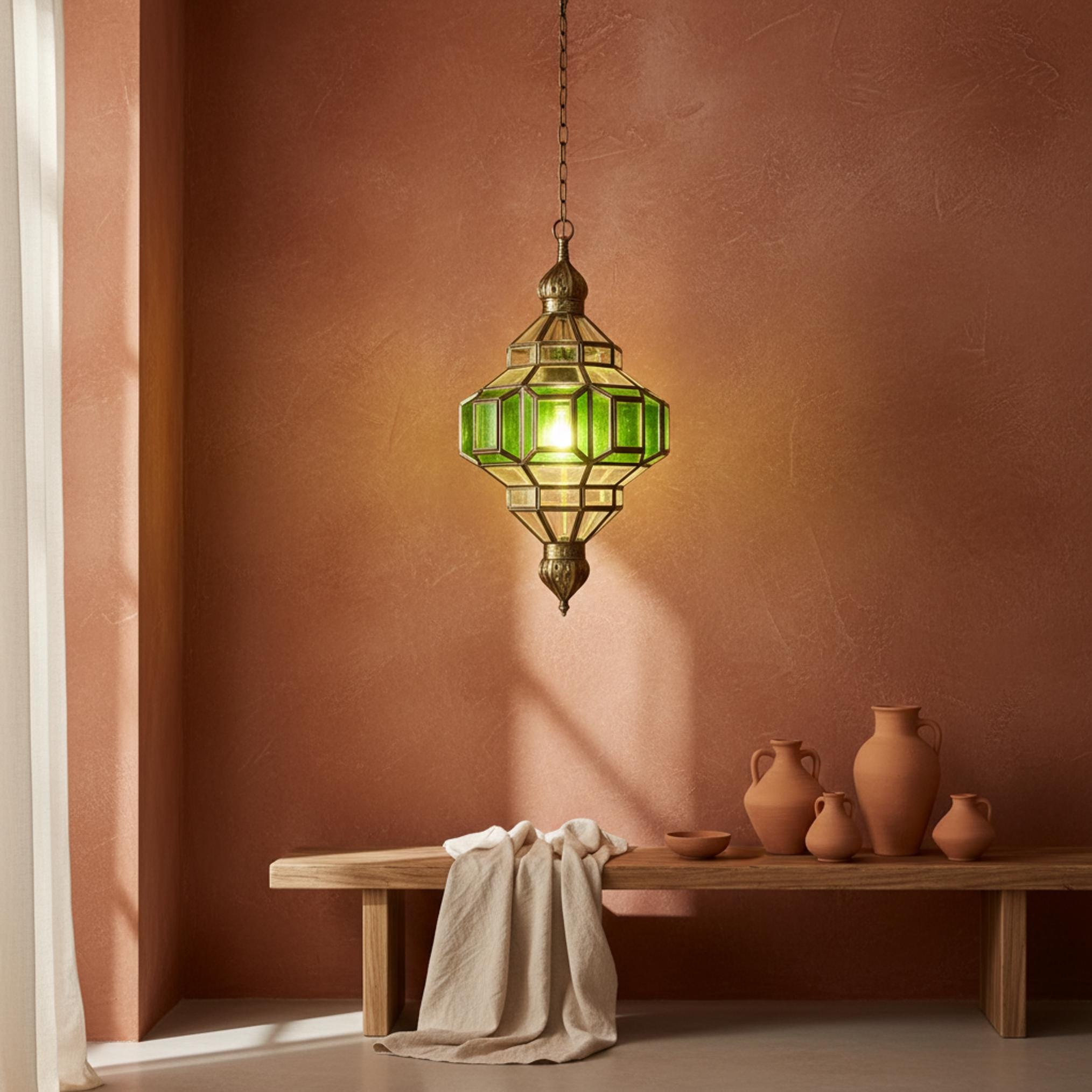 Moroccan Glass lamp