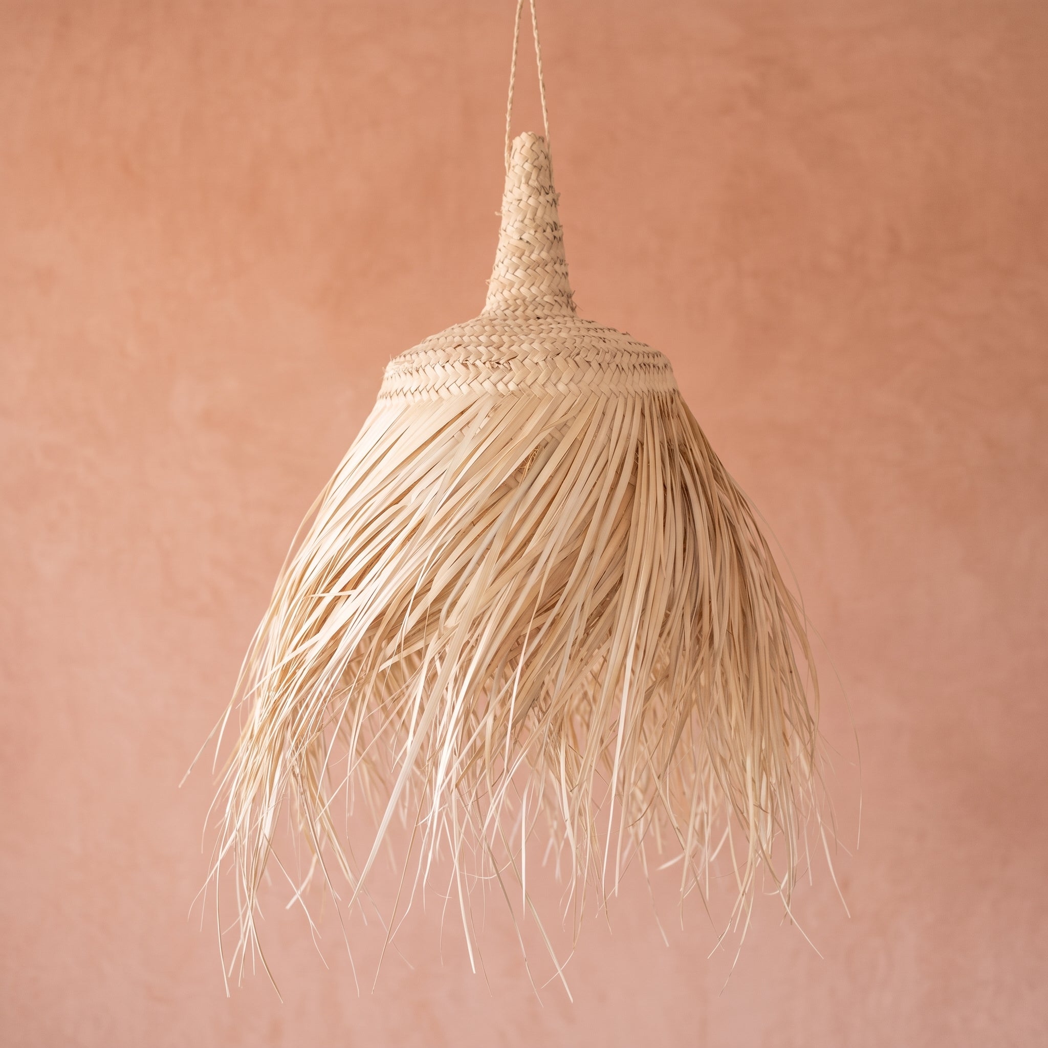 Handcrafted Moroccan Fringed Palm Light