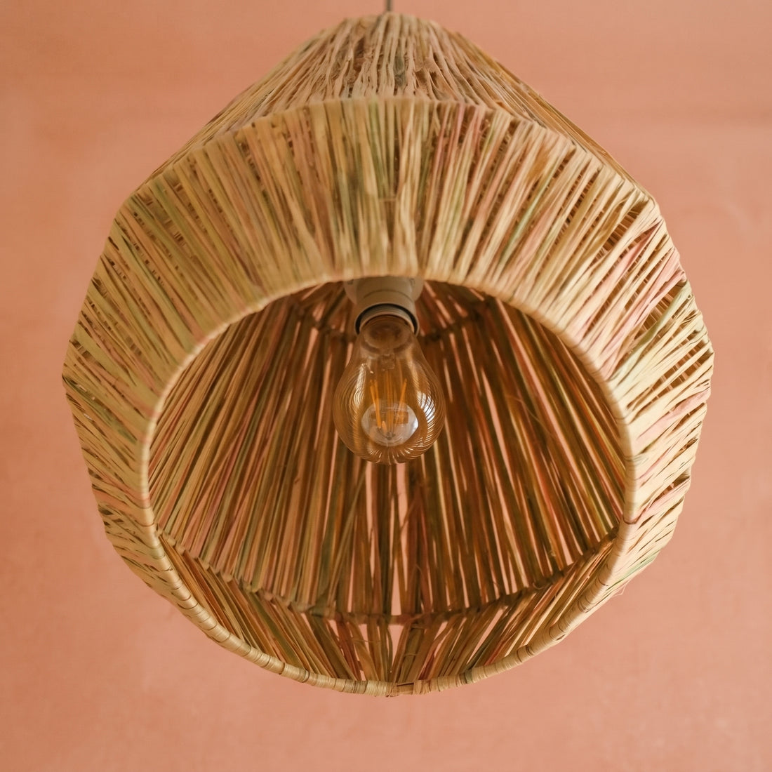 Moroccan Raffia Pendant Light