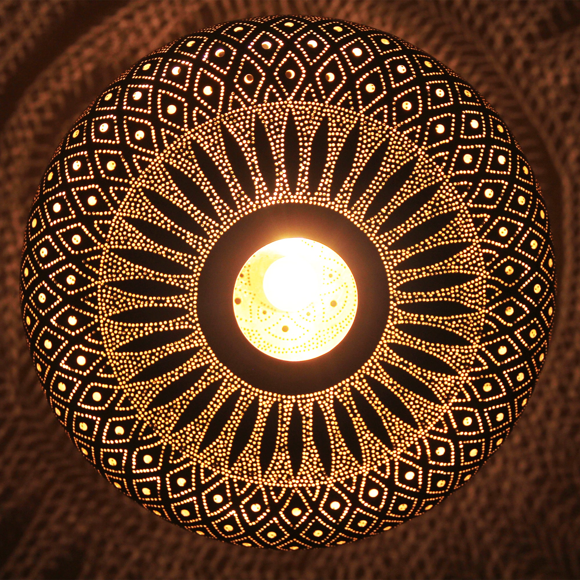 Moroccan Handmade Brass Pendant Light