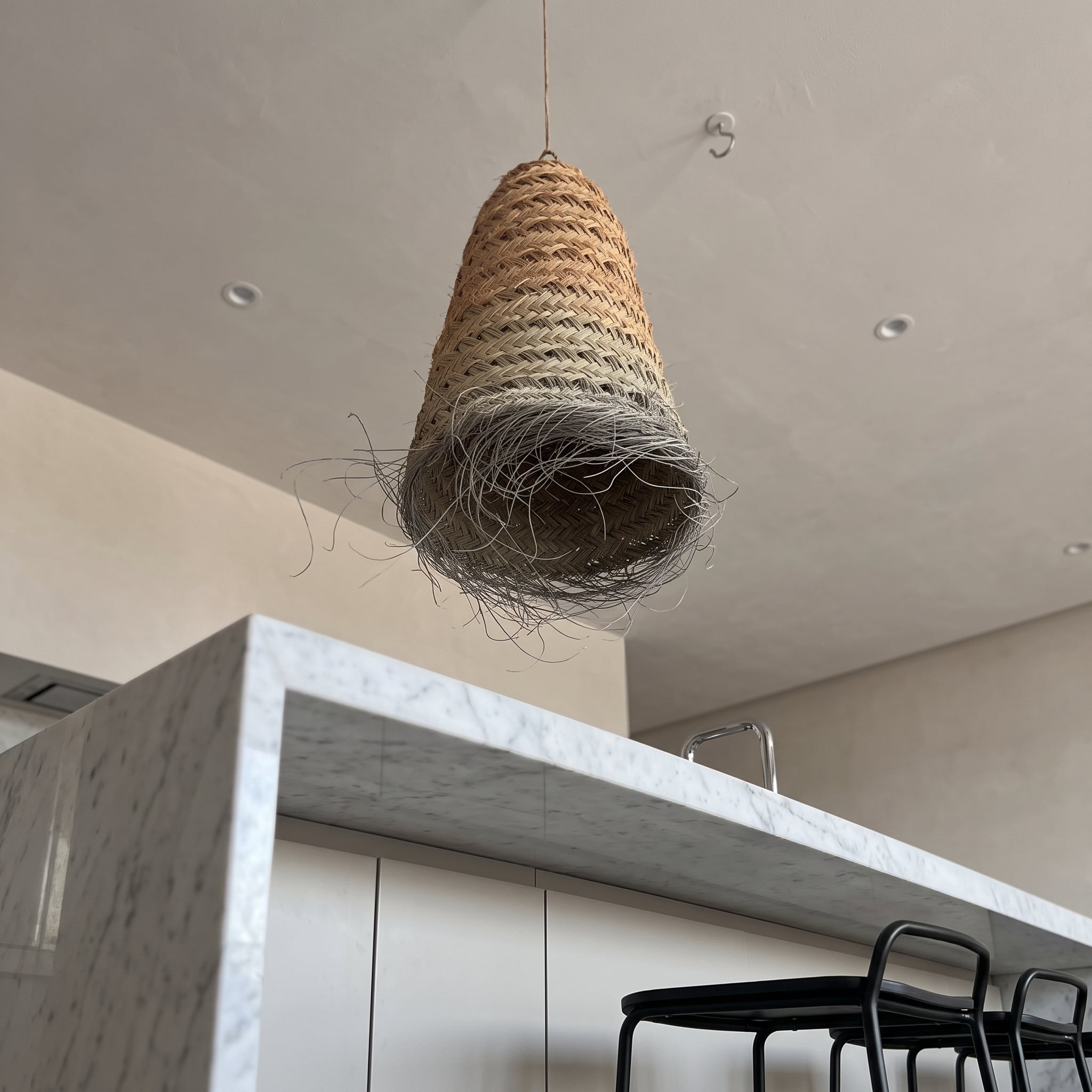 Moroccan Fringed Palm Cone Light   