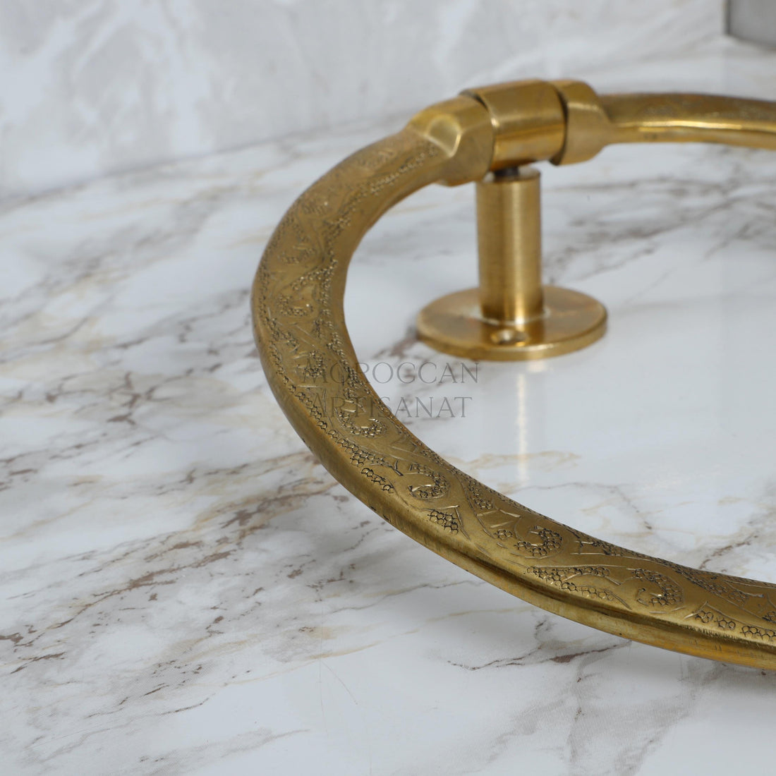 a bathroom sink with a marble counter top