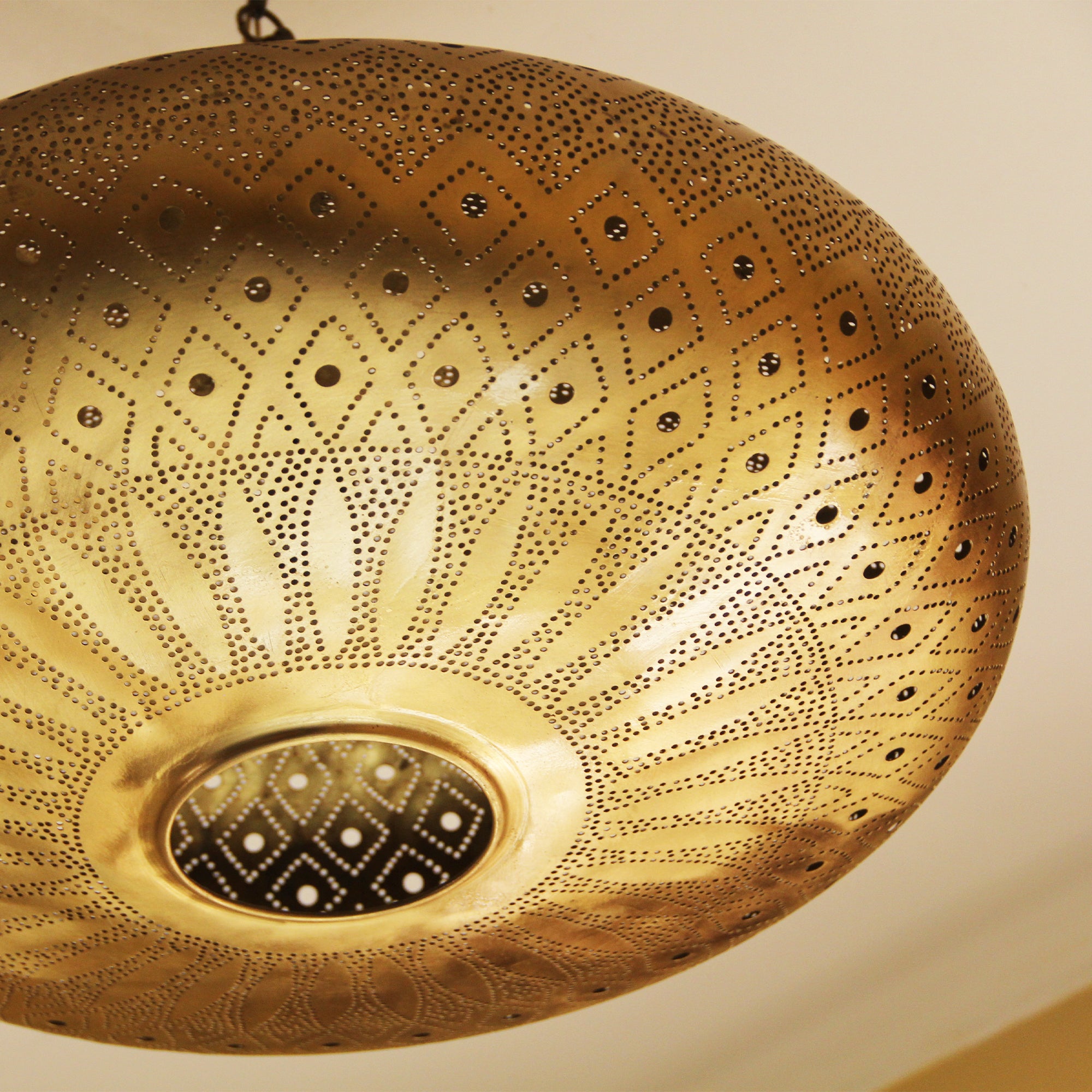 Moroccan Handmade Brass Pendant Light