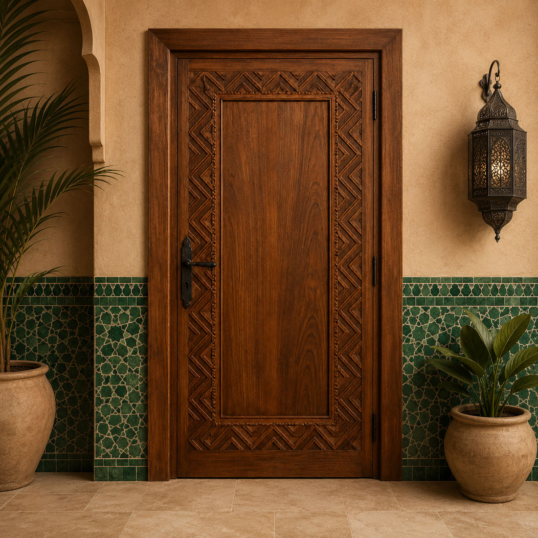 Moroccan Berber Carved Door