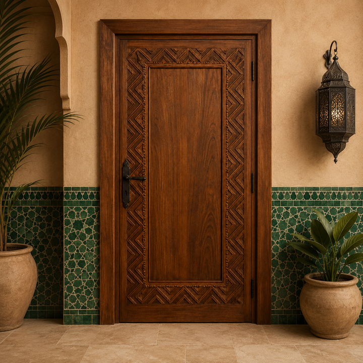 Moroccan Berber Carved Door