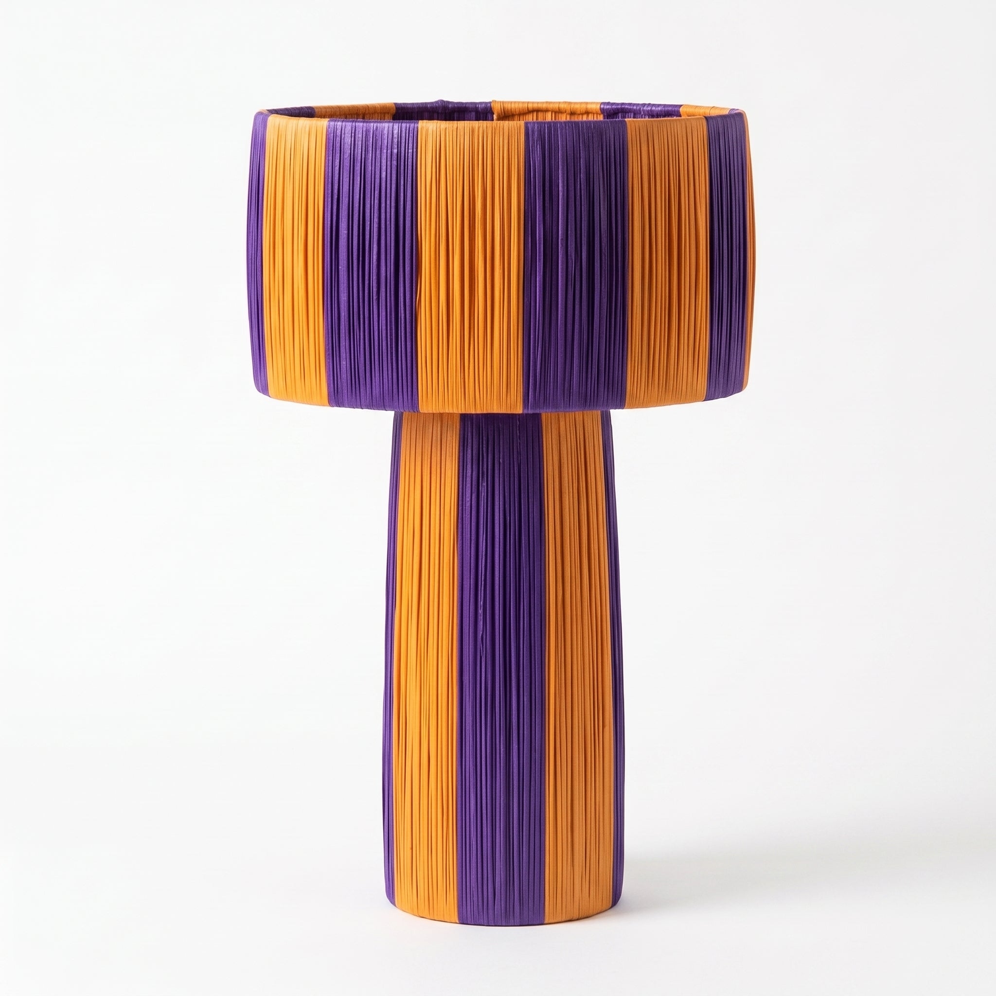 Handmade Moroccan Raffia Table Lamp