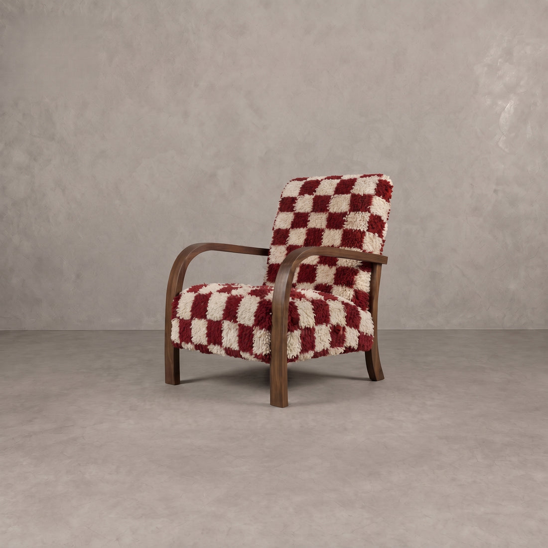  Red Checkerboard Armchair