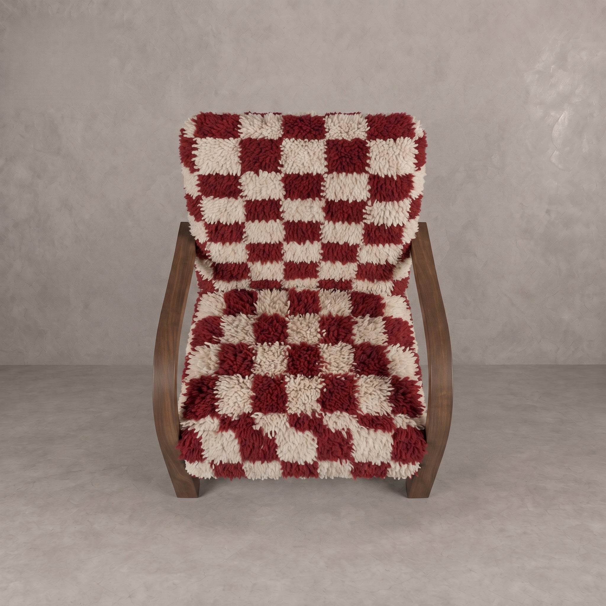Red Checkerboard Armchair