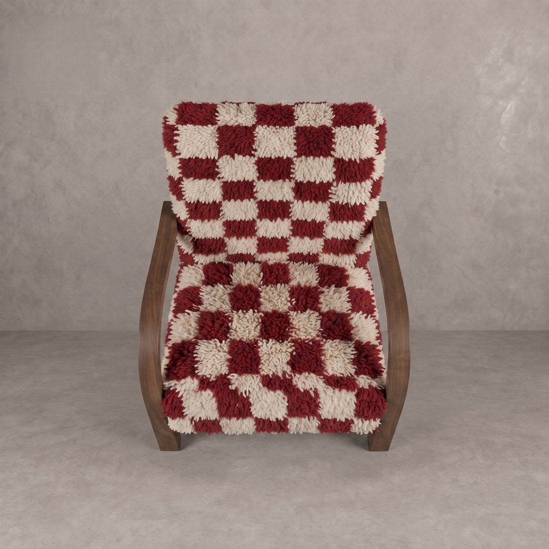 Red Checkerboard Armchair
