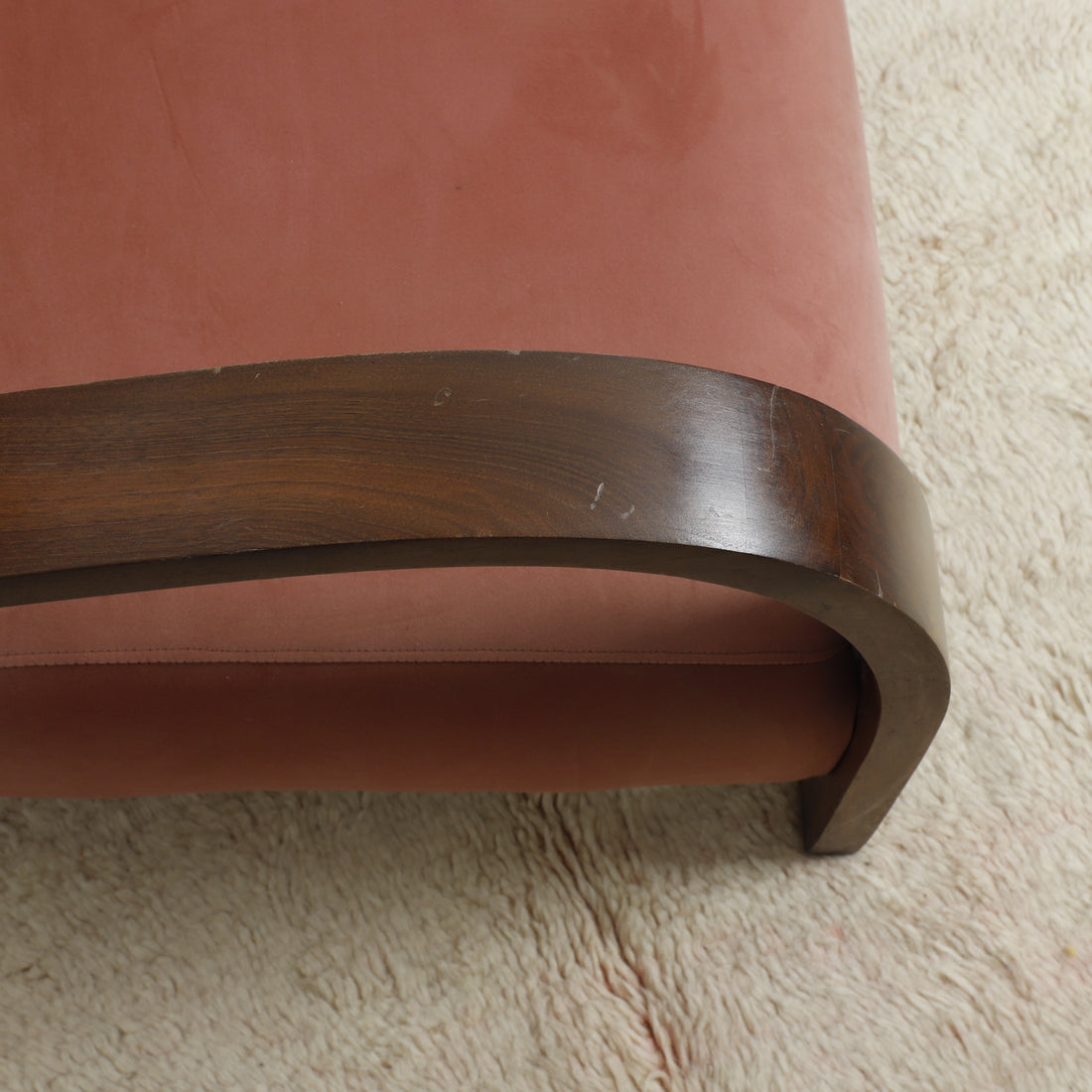 Cozy, minimalist lounge chair perfect for modern