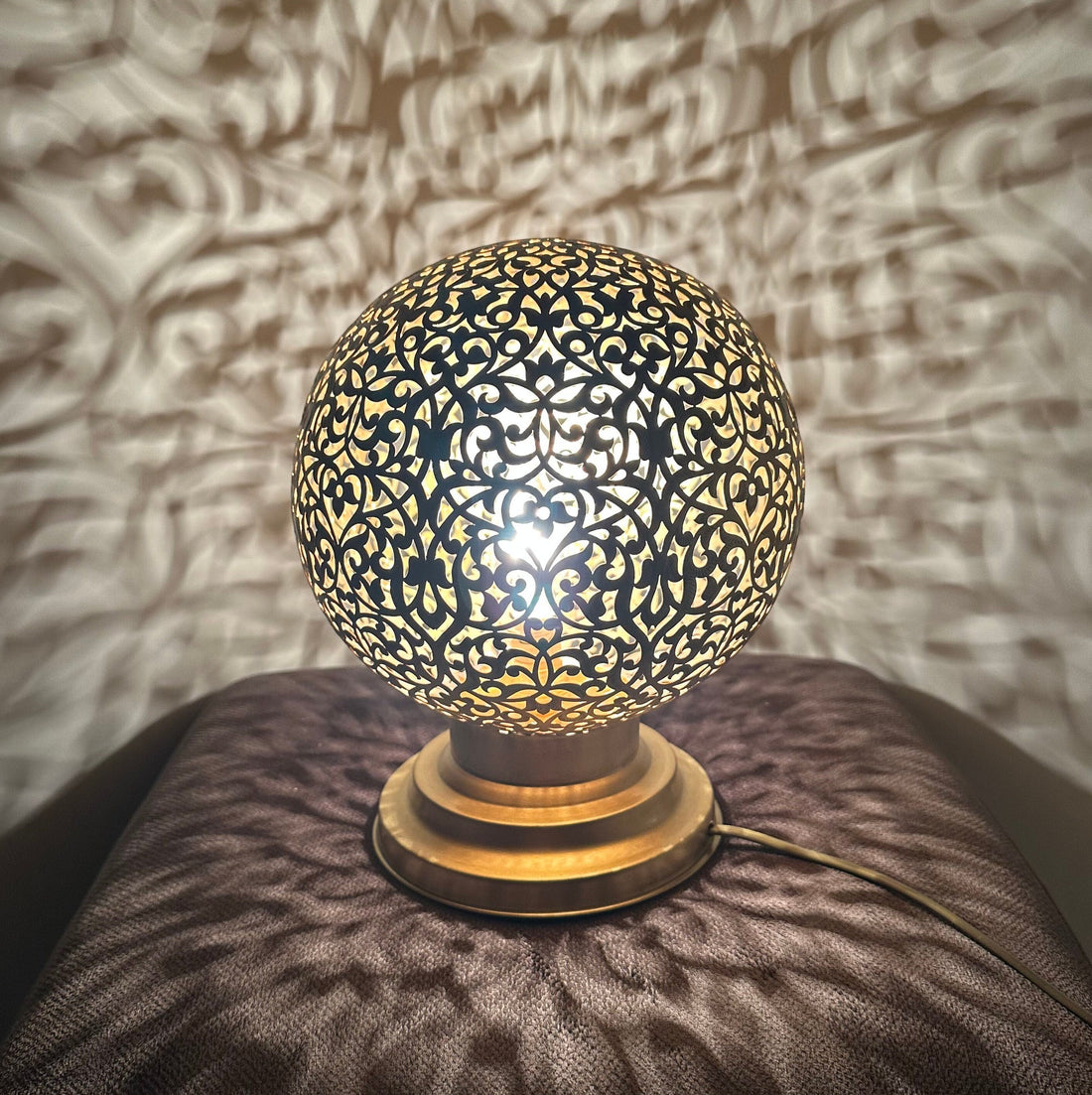 Moroccan Brass Table Lamp