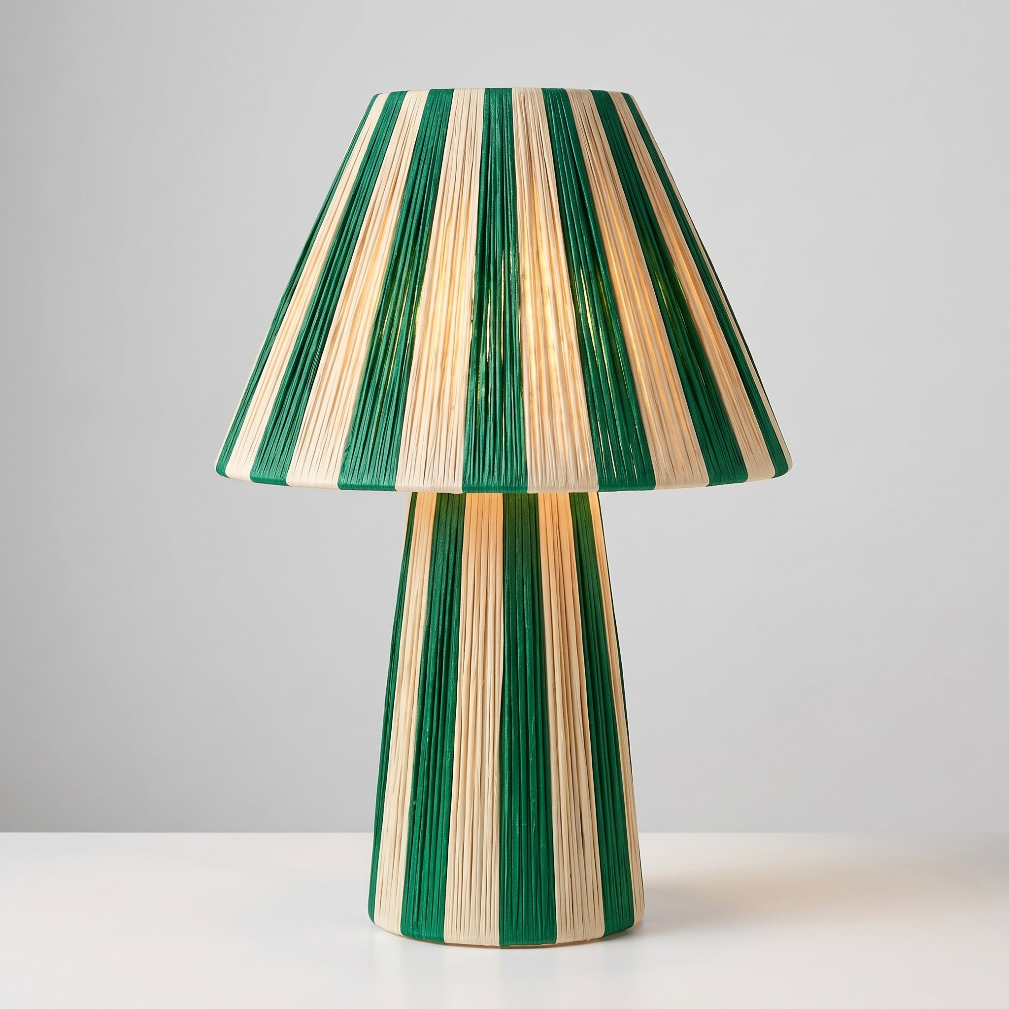 Raffia Lamp   