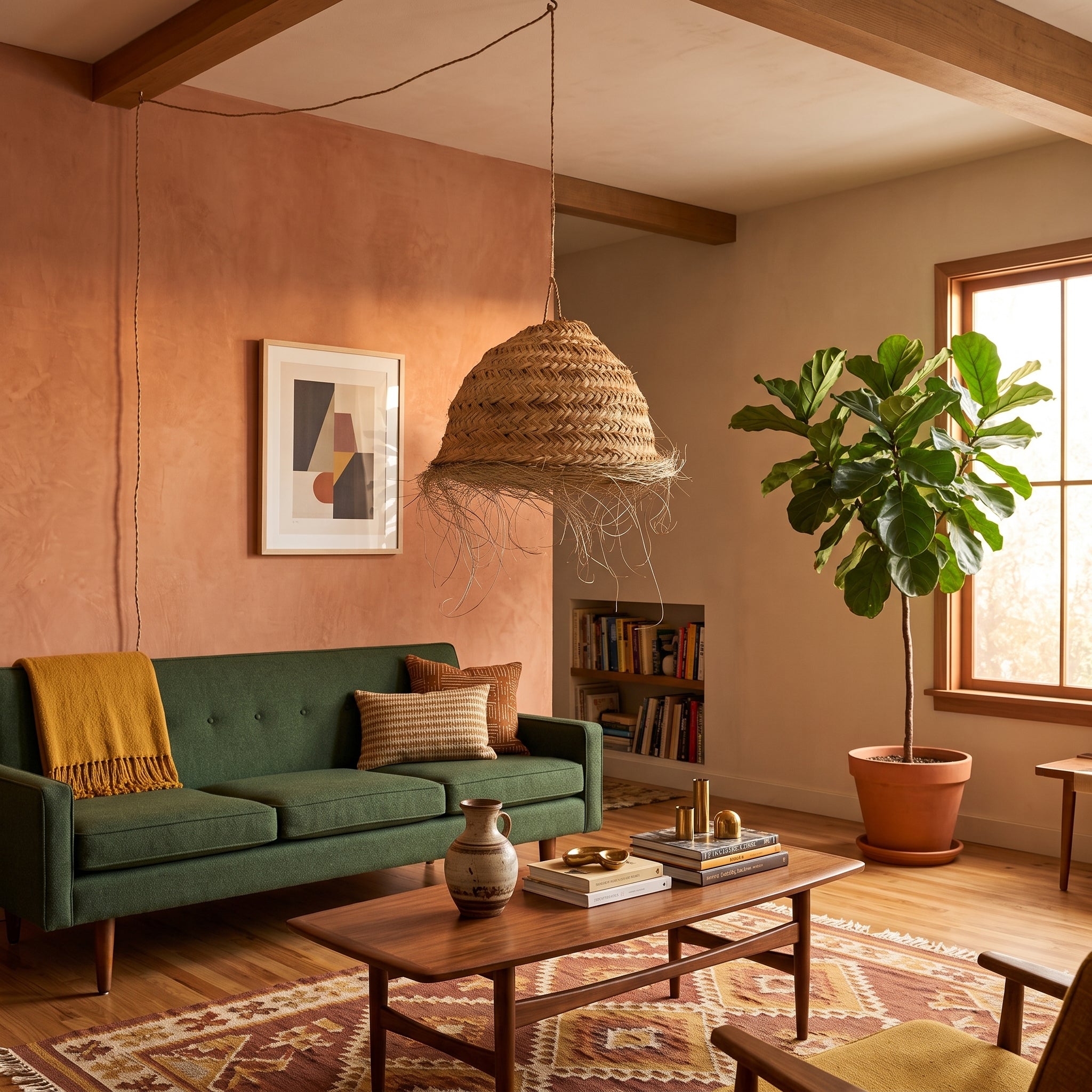 Fringed Palm Bell Light