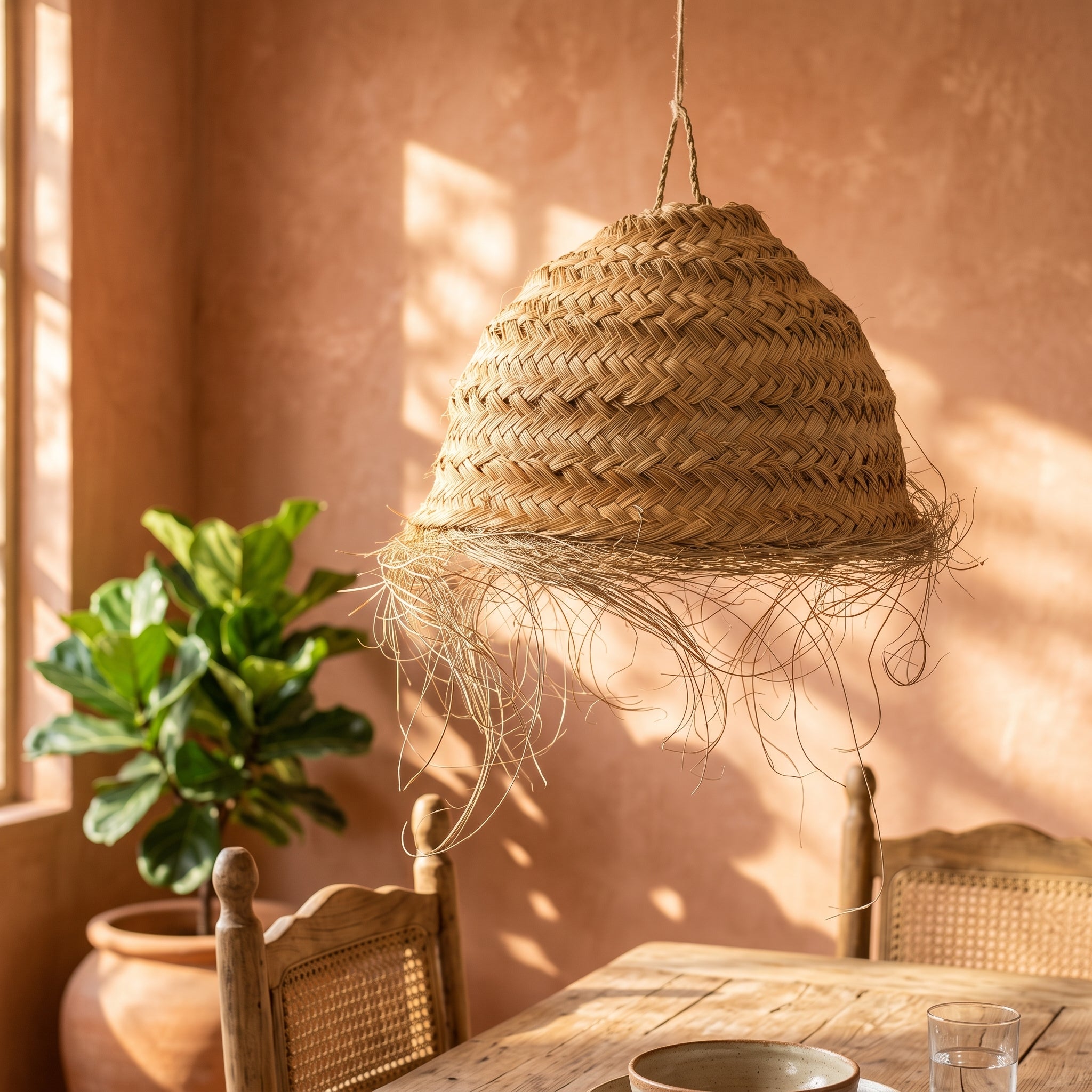 Moroccan Fringed Palm Light