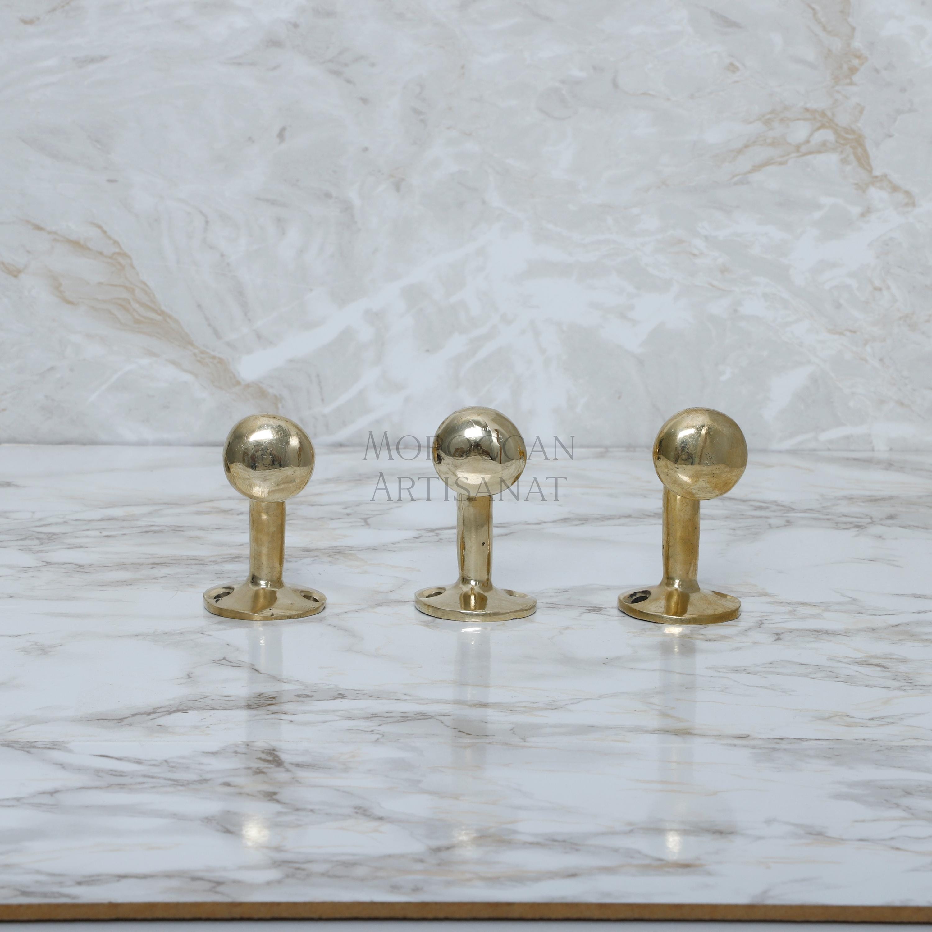 Handmade Brass Wall Hook – Unlacquered Solid Brass