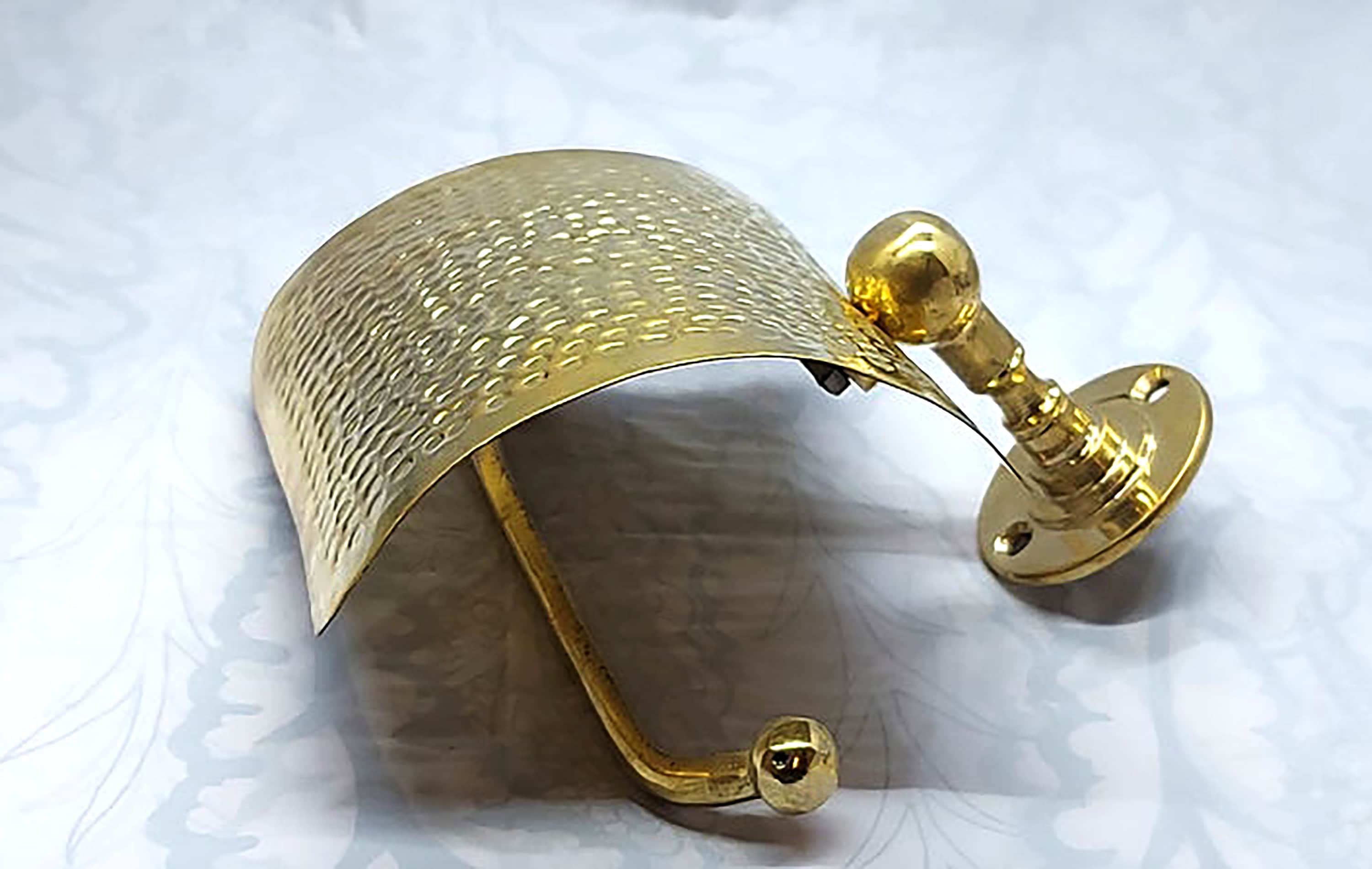 Handmade Brass Paper Holder – Wall Mounted Vintage Style