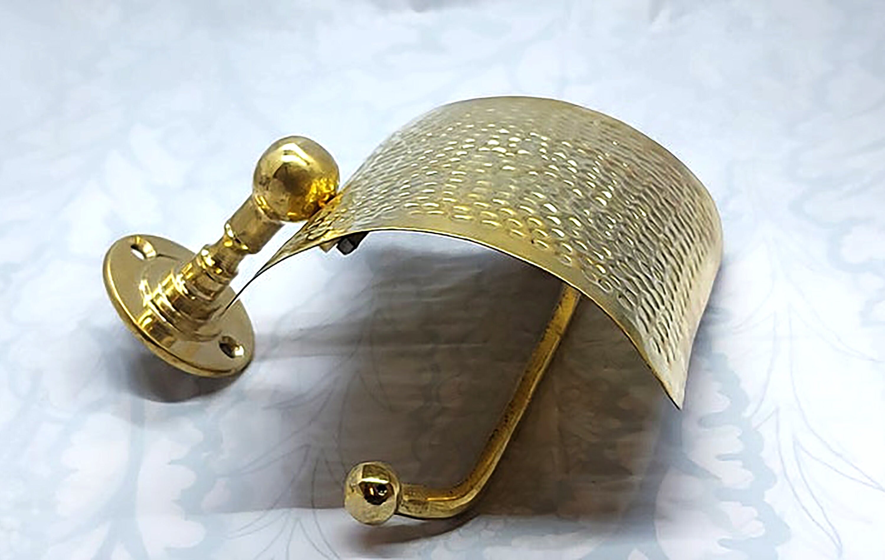 Handmade Brass Paper Holder – Wall Mounted Vintage Style