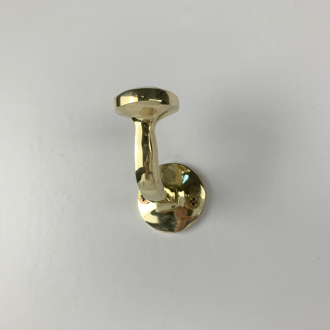 Unlacquered brass wall hook