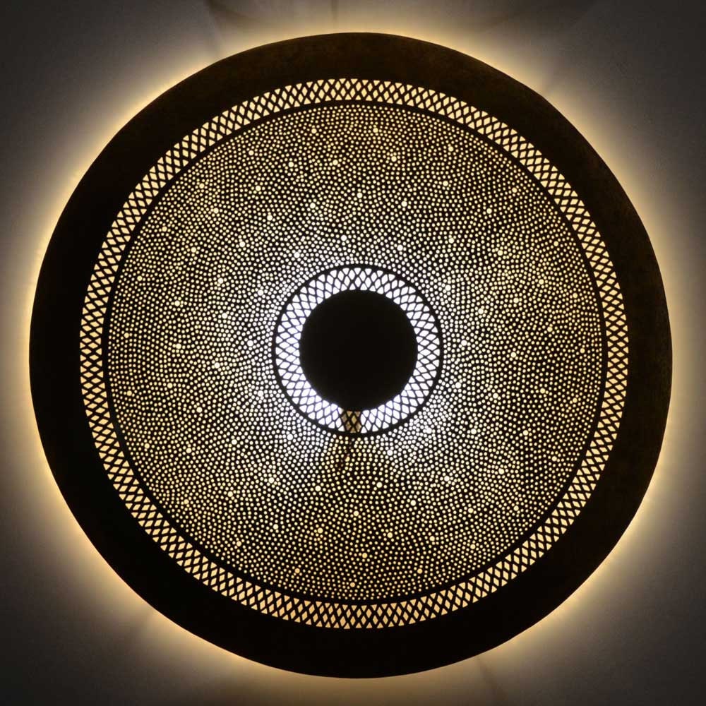 Modern circle wall sconce with minimalist design for stylish home lighting