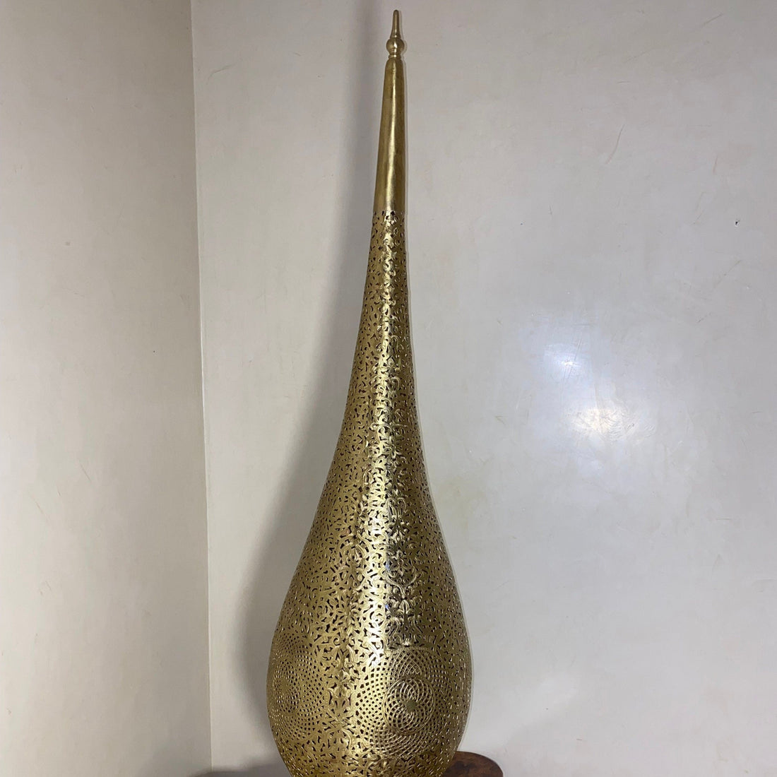 Handmade Moroccan Brass Table Lamp