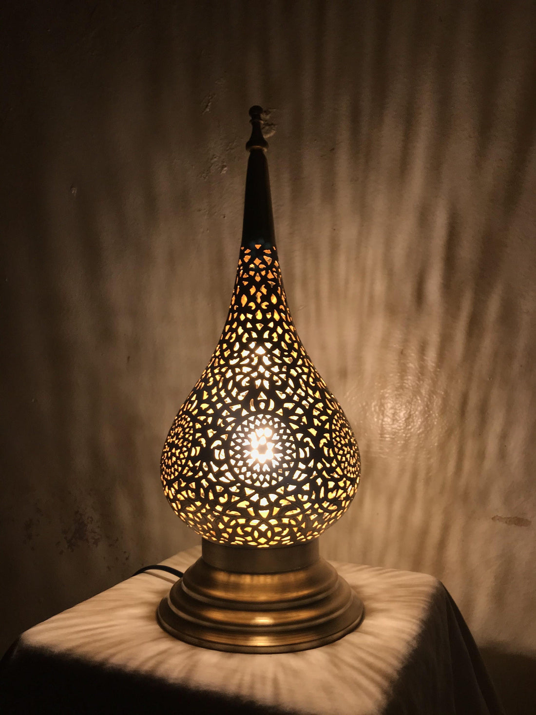 Moroccan Brass Floor Lamp Handmade