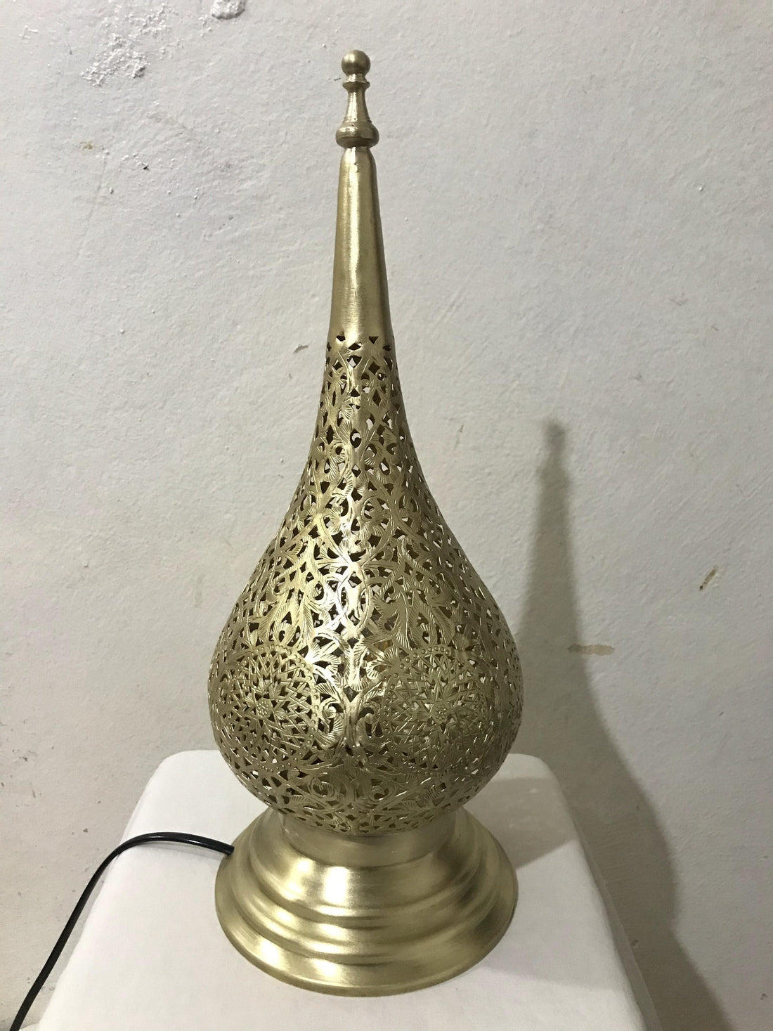 Moroccan Brass Floor Lamp Handmade