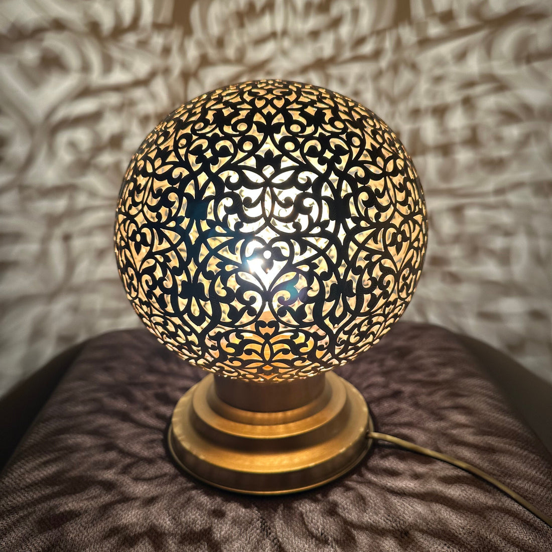 Moroccan Brass Table Lamp