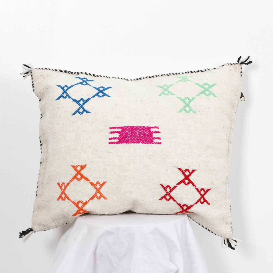 Moroccan Kilim Cushion for Boho Home Décor
