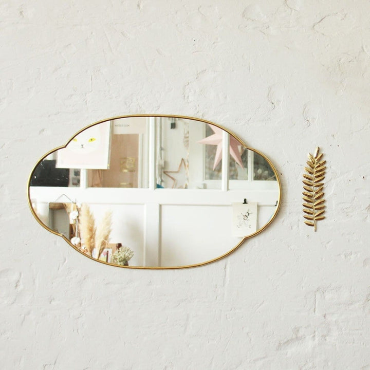 frameless oblong mirror