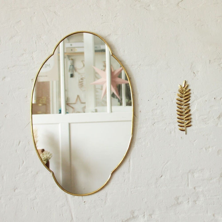 frameless oblong mirror