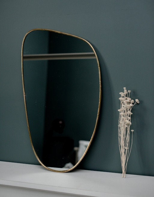 Brass Irregular Mirror