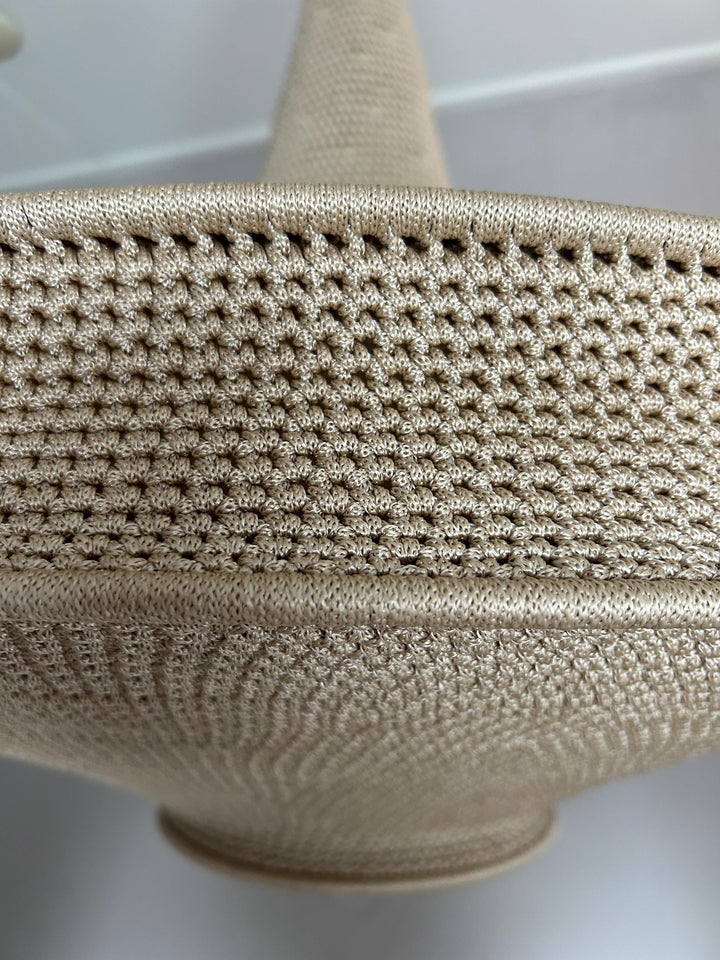 Large crochet lamp shade