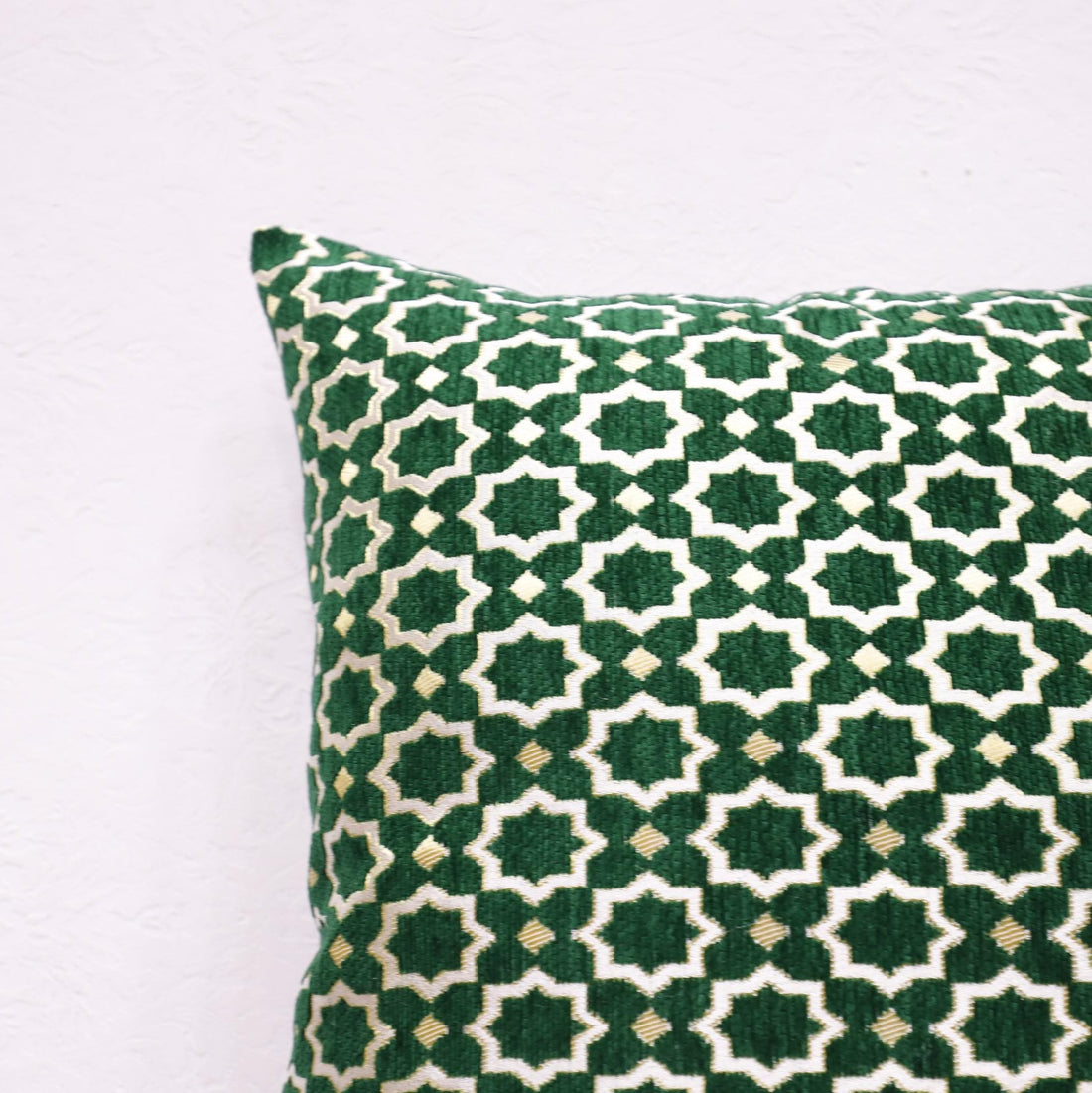 Green Moroccan Pillow Cover