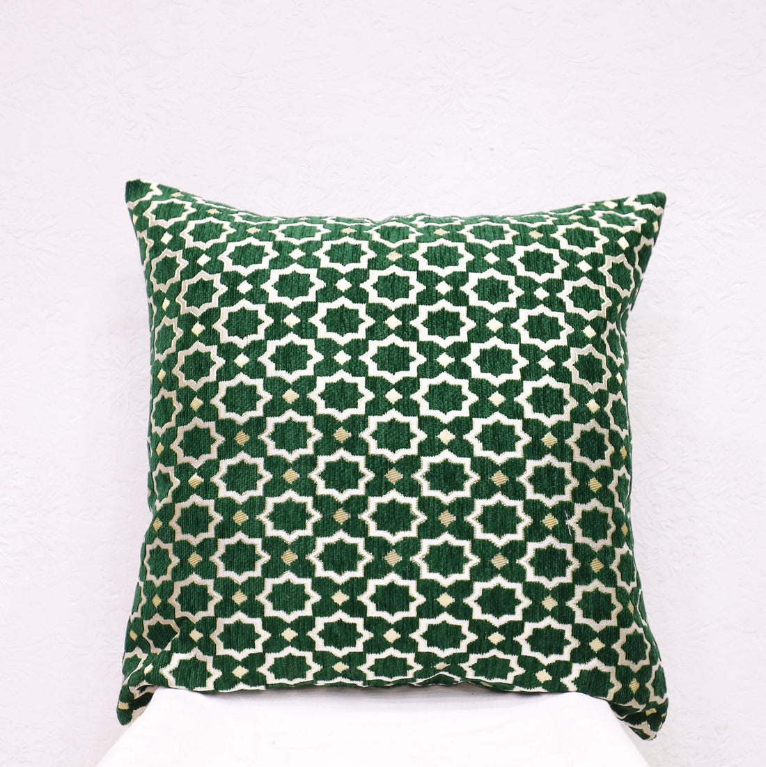 Green Moroccan Pillow Cover