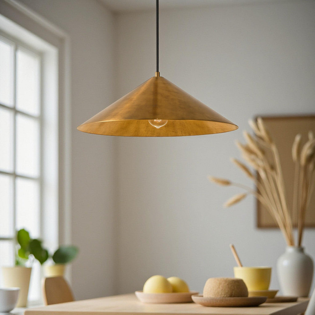 Modern brass lighting | Handmade Moroccan hanging lamp | Modern kitchen island light