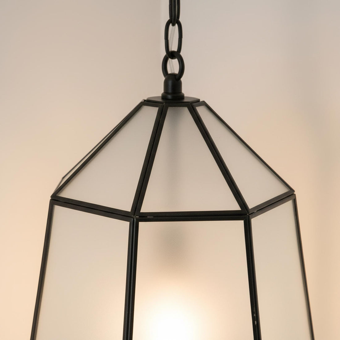 Handmade Moroccan Brass Pendant Light, Geometric Lampshade