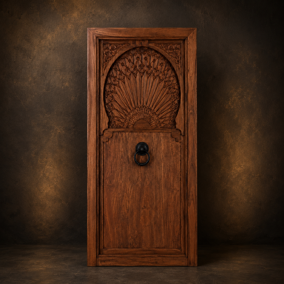 Moroccan Carved Fan Door