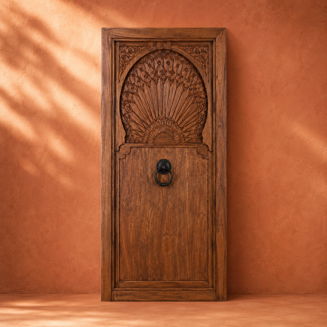 Moroccan Carved Fan Door