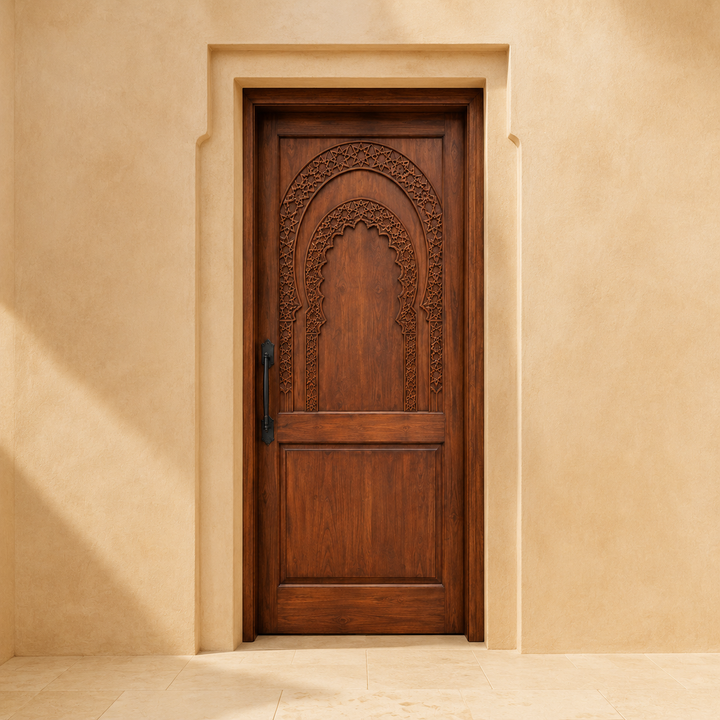 Moroccan Double Arch Door