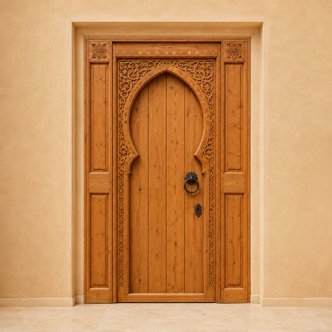 Moroccan Horseshoe Arch Door
