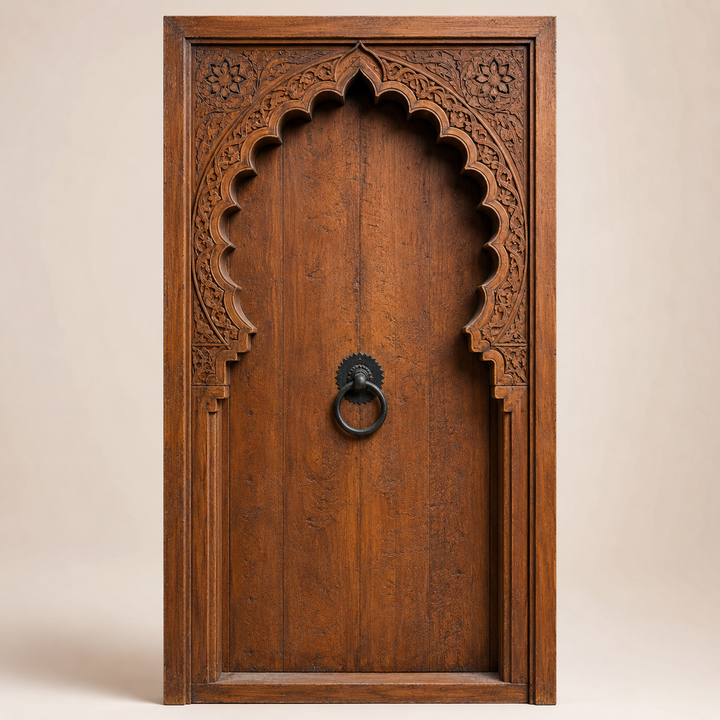 Moroccan Scalloped Arch Door