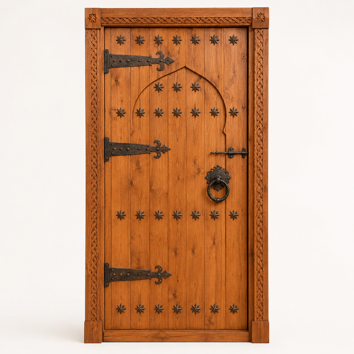 Moroccan Kasbah Wooden Door