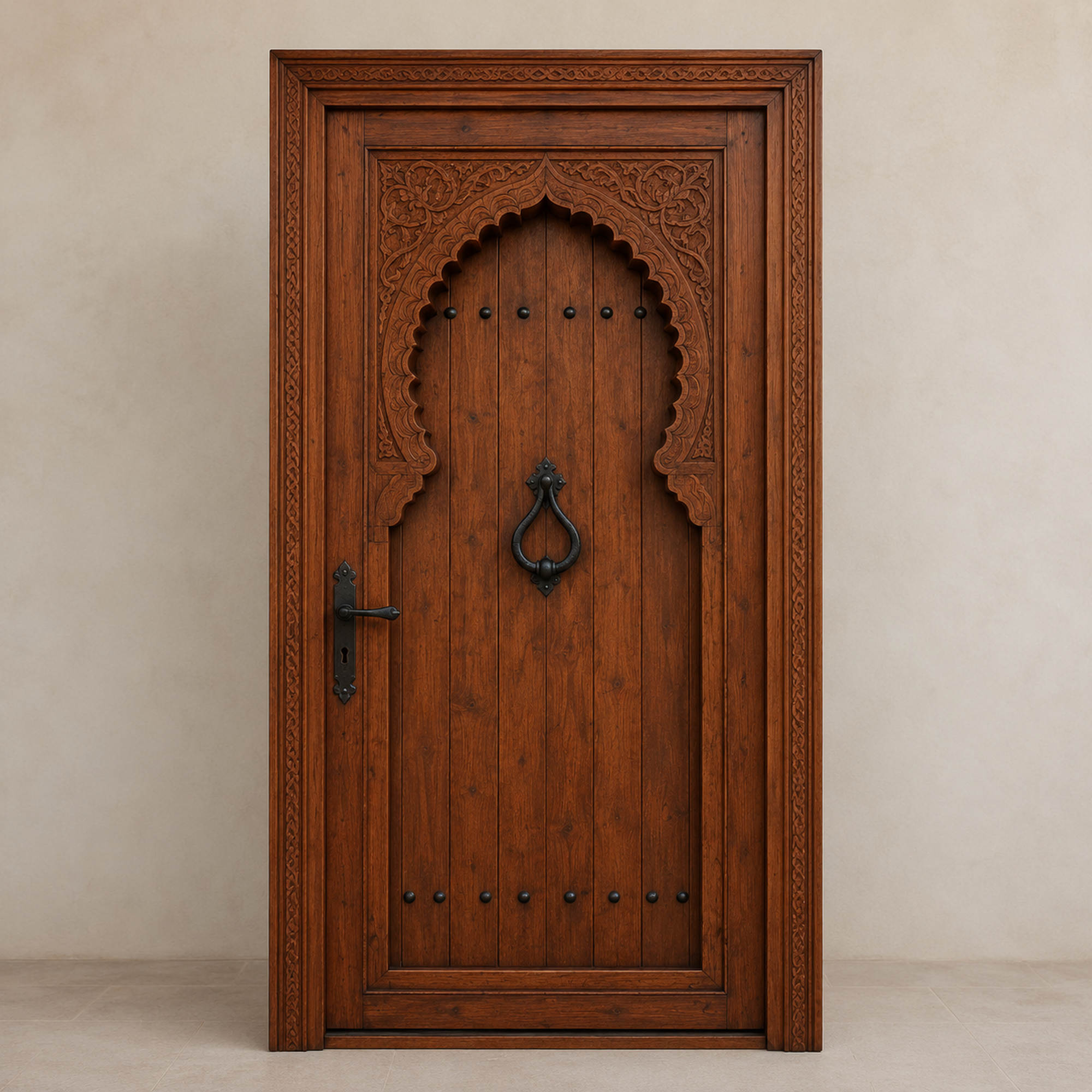Moroccan Riad Wooden Door