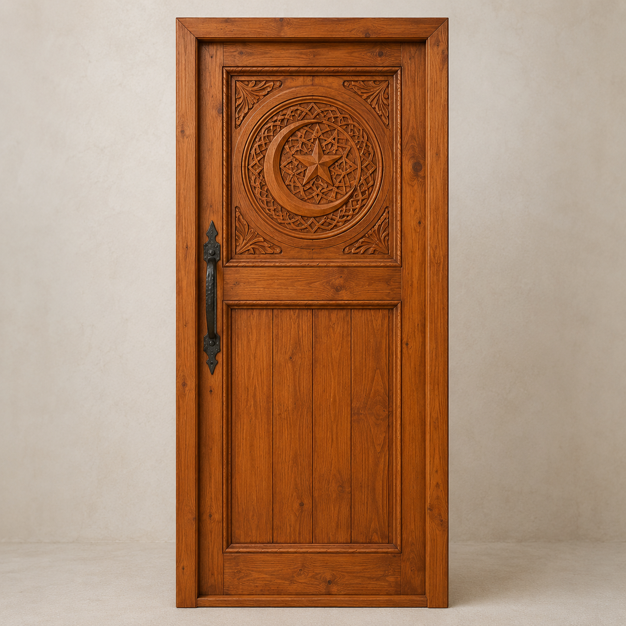Moroccan Crescent Star Door