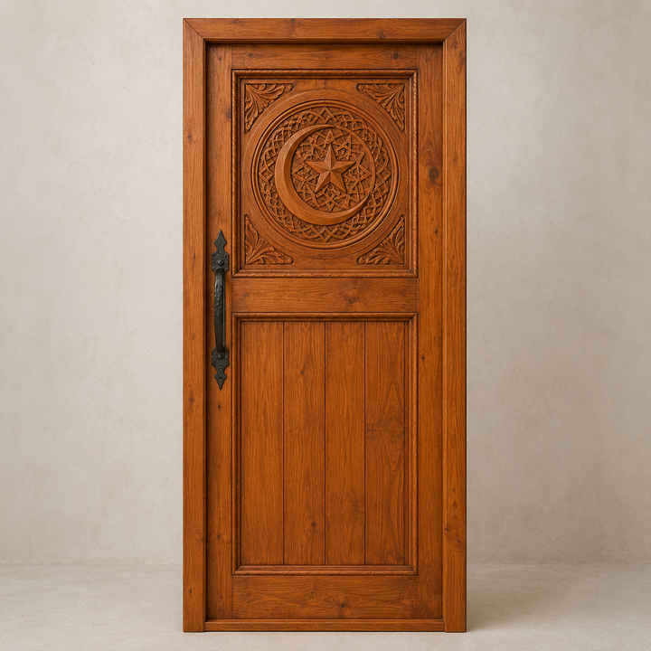 Moroccan Crescent Star Door