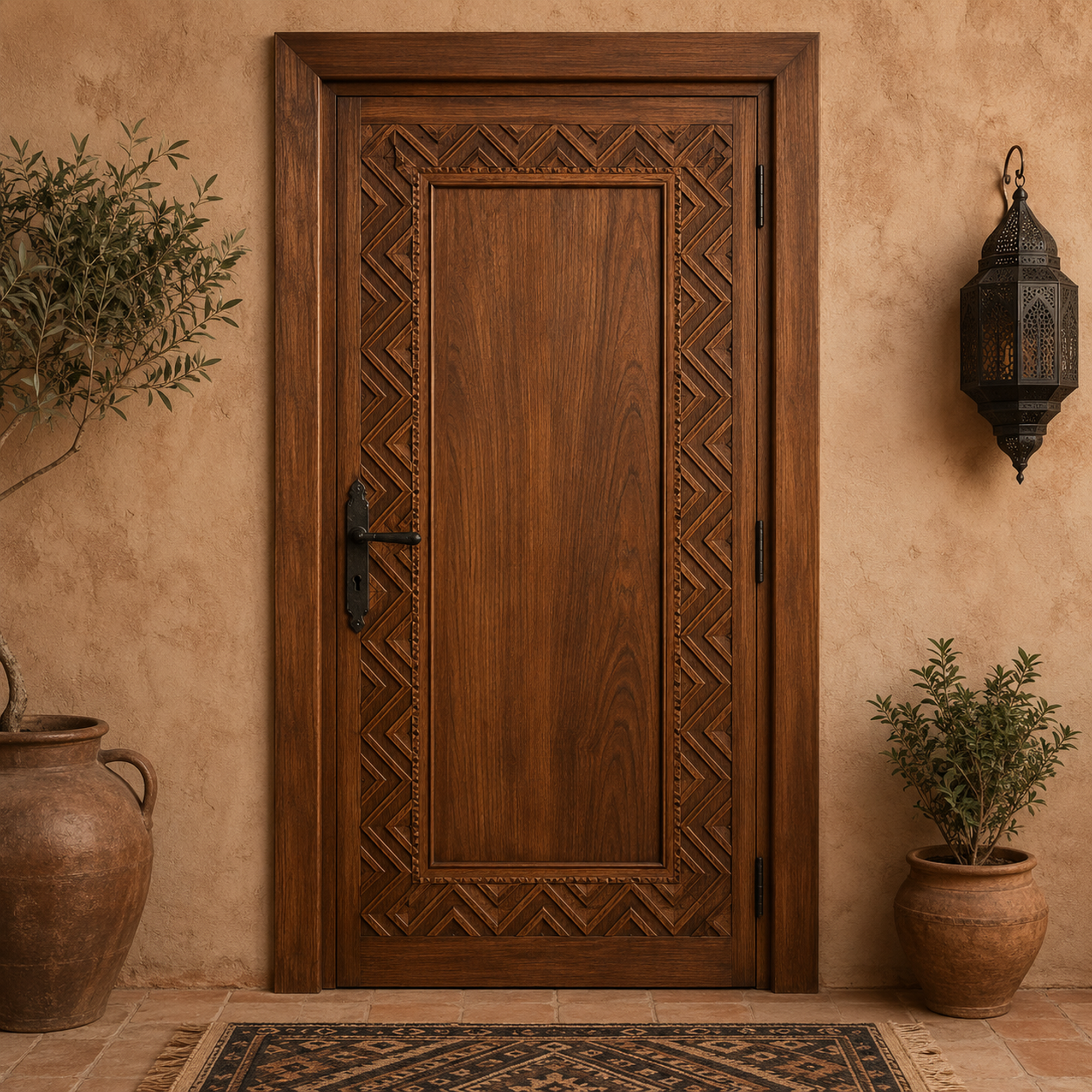 Moroccan Berber Carved Door